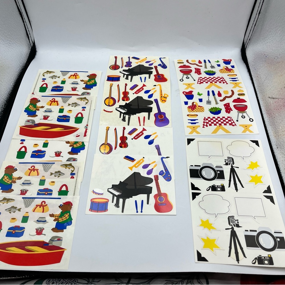 Musical and Photography Themed Wall Decals